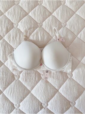 𝜗𝜚victoria’s secret smooth & lace push up bra𝜗𝜚